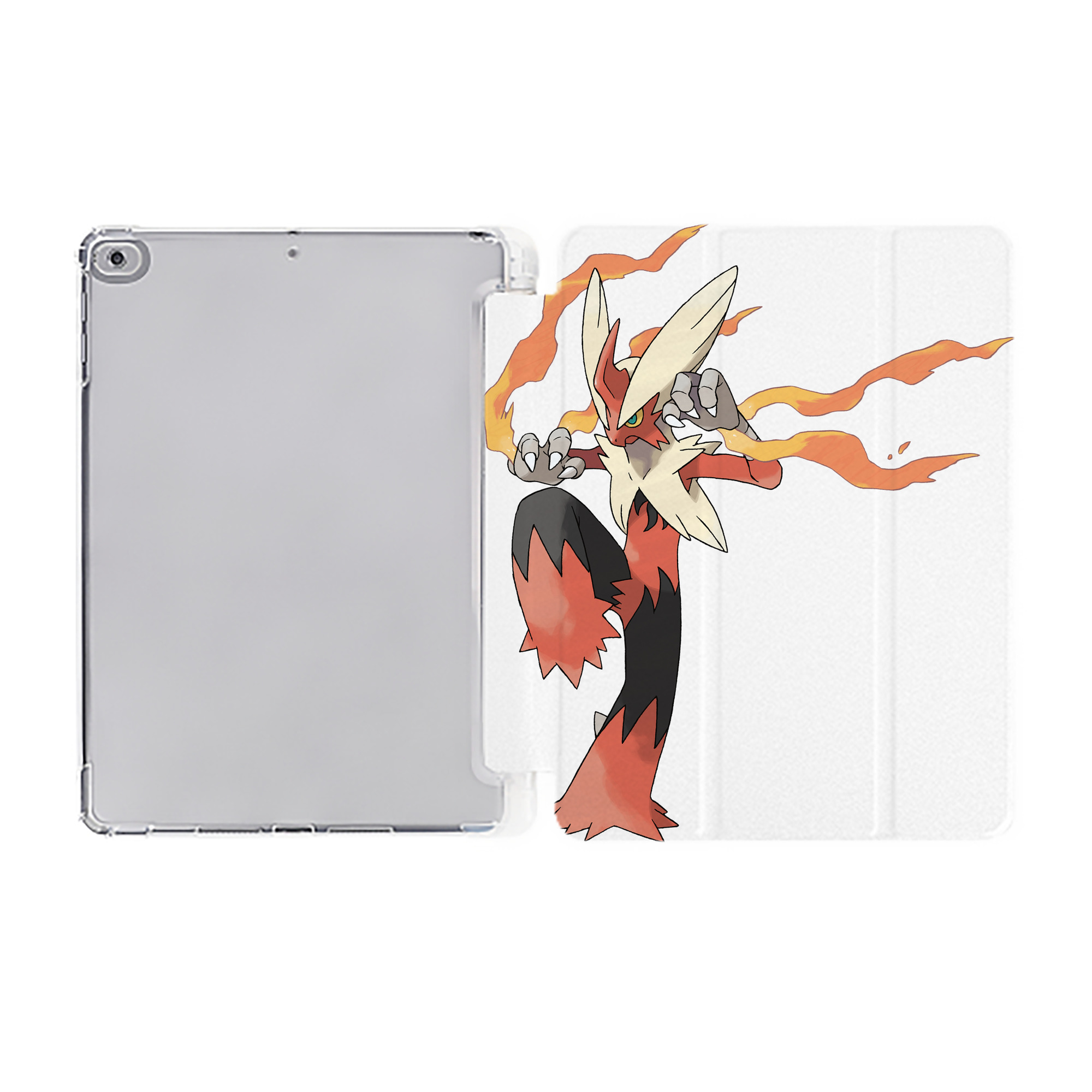 （画像用） ポケットモンスター Pokémon IPad ケース ペン収納付き 三つ折りスタンド PUレザー×シリコン 対応機種9.5/10.5/10.9インチ